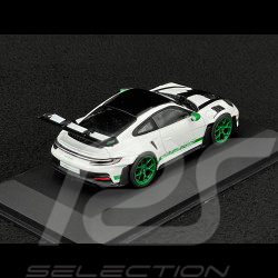 Porsche 911 GT3 RS Type 992 2023 Tribute To 1972 Carrera RS Weissach Package White / Green Stripes 1/43 Solido S4314801