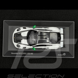 Porsche 911 GT3 RS Type 992 2023 Tribute To 1972 Carrera RS Pack Weissach Blanc / Bandes Vertes 1/43 Solido S4314801