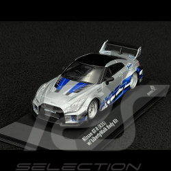 Nissan GT-R R35 Liberty Walk Silhouette 2020 Argent / Bleu 1/43 Solido S4311211