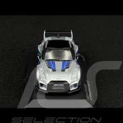 Nissan GT-R R35 Liberty Walk Silhouette 2020 Silber / Blau 1/43 Solido S4311211