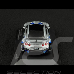 Nissan GT-R R35 Liberty Walk Silhouette 2020 Silber / Blau 1/43 Solido S4311211