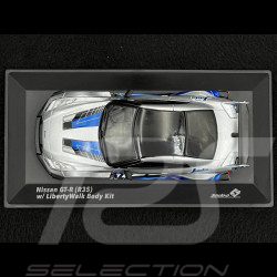 Nissan GT-R R35 Liberty Walk Silhouette 2020 Argent / Bleu 1/43 Solido S4311211