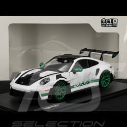 Porsche 911 GT3 RS Type 992 2024 Tribute To 1972 Carrera RS Pack Weissach Blanc / Bandes Vertes 1/18 Solido S1812107