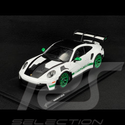 Porsche 911 GT3 RS Type 992 2024 Tribute To 1972 Carrera RS Pack Weissach Blanc / Bandes Vertes 1/18 Solido S1812107