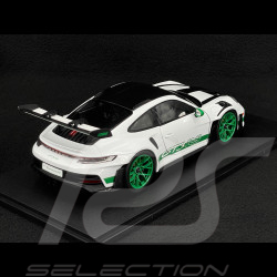 Porsche 911 GT3 RS Typ 992 2024 Tribute To 1972 Carrera RS Weissach Package Weiß / Grüne Streifen 1/18 Solido S1812107