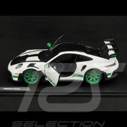 Porsche 911 GT3 RS Typ 992 2024 Tribute To 1972 Carrera RS Weissach Package Weiß / Grüne Streifen 1/18 Solido S1812107