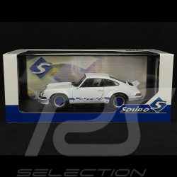 Porsche 911 RSR 2.8 1973 Weiß / Blaue Streifen 1/18 Solido S1801119