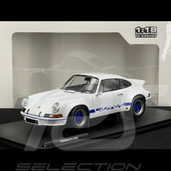 Porsche 911 RSR 2.8 1973 Weiß / Blaue Streifen 1/18 Solido S1801119