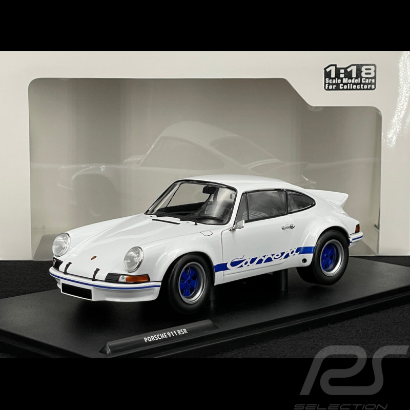 Porsche 911 RSR 2.8 1973 Weiß / Blaue Streifen 1/18 Solido S1801119