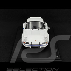 Porsche 911 RSR 2.8 1973 Blanc / Bandes Bleues 1/18 Solido S1801119