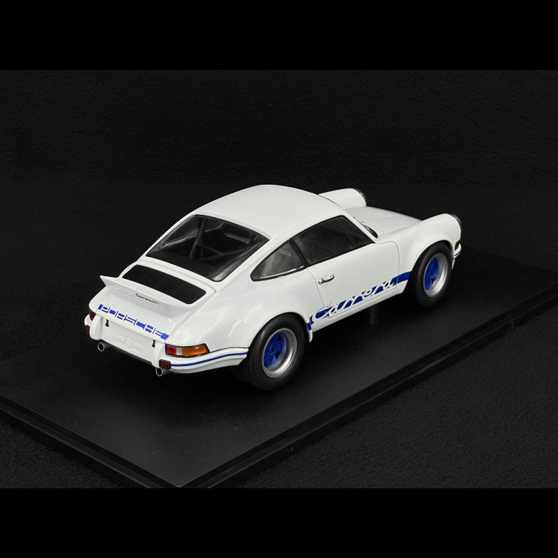 Porsche 911 RSR 2.8 1973 White / Blue Stripes 1/18 Solido S1801119