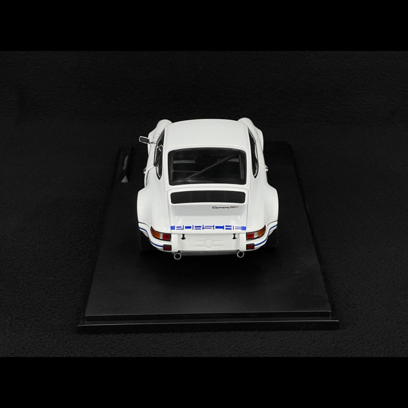 Porsche 911 RSR 2.8 1973 White / Blue Stripes 1/18 Solido S1801119