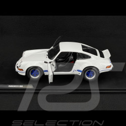 Porsche 911 RSR 2.8 1973 Blanc / Bandes Bleues 1/18 Solido S1801119