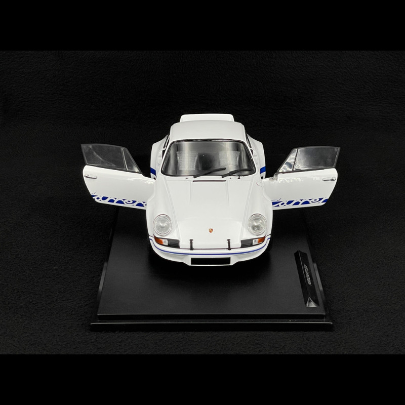 Porsche 911 RSR 2.8 1973 White / Blue Stripes 1/18 Solido S1801119