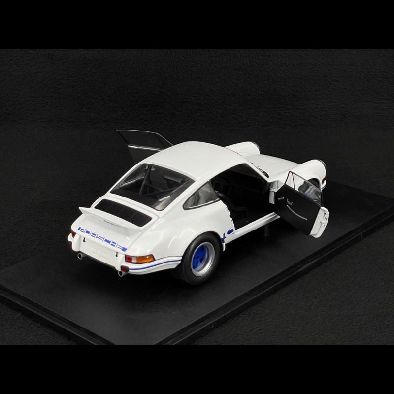 Porsche 911 RSR 2.8 1973 White / Blue Stripes 1/18 Solido S1801119