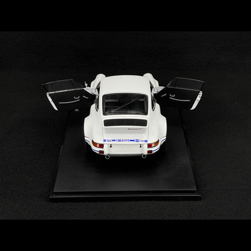 Porsche 911 RSR 2.8 1973 White / Blue Stripes 1/18 Solido S1801119