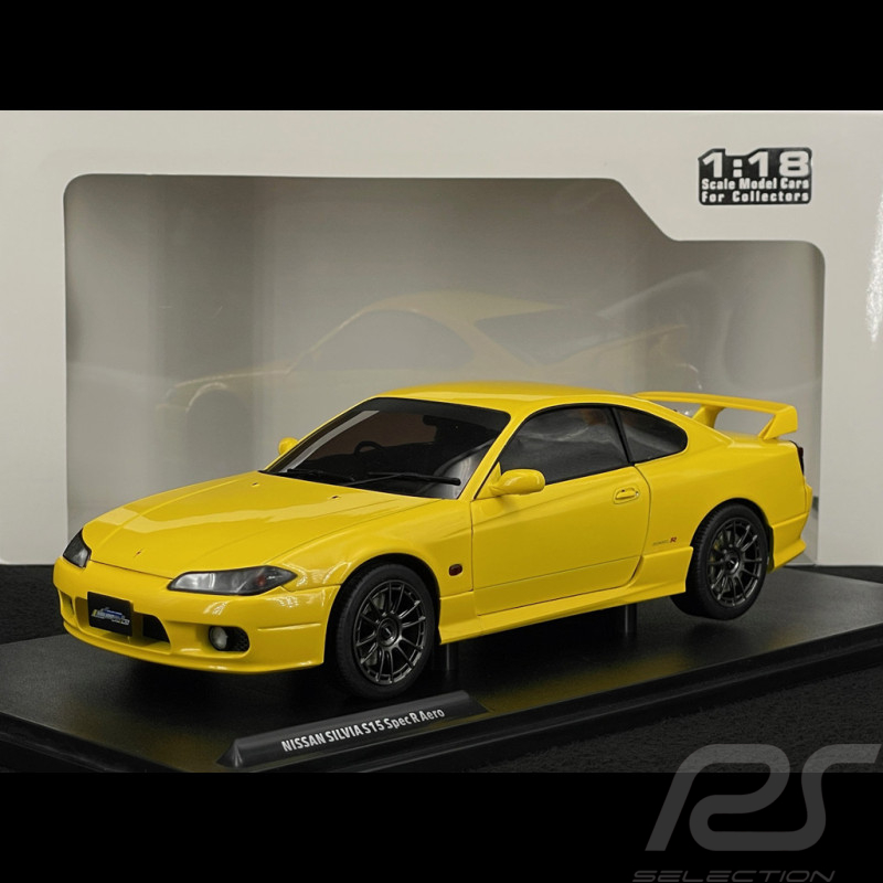 Nissan Silvia S15 Spec-R Aero 1999 Jaune Éclair 1/18 Solido S1812206