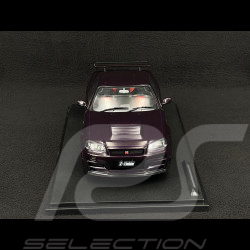 Nissan Skyline GT-R R34 Z-Tune 1999 Midnight Purple 1/18 Solido S1804311
