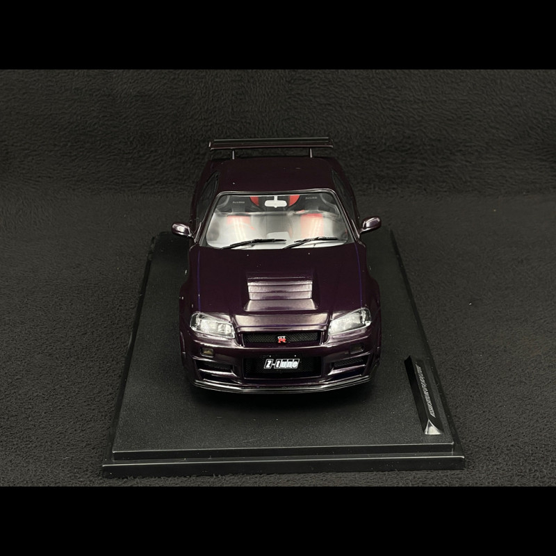 Nissan Skyline GT-R R34 Z-Tune 1999 Midnight Purple 1/18 Solido