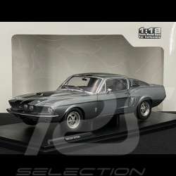 Ford Shelby Mustang GT500 1967 Grey / Black Stripes 1/18 Solido S1802905