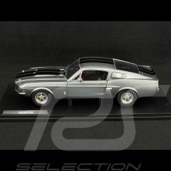 Ford Shelby Mustang GT500 1967 Gris / Bandes Noires 1/18 Solido S1802905