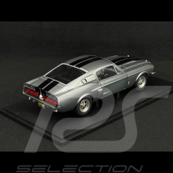 Ford Shelby Mustang GT500 1967 Gris / Bandes Noires 1/18 Solido S1802905