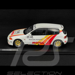 Honda Civic EG6 Mugen Racing 1992 White / Red Stripes 1/18 Solido S1810404