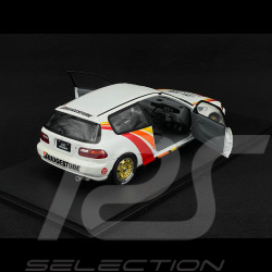Honda Civic EG6 Mugen Racing 1992 Blanc / Bandes Rouges 1/18 Solido S1810404