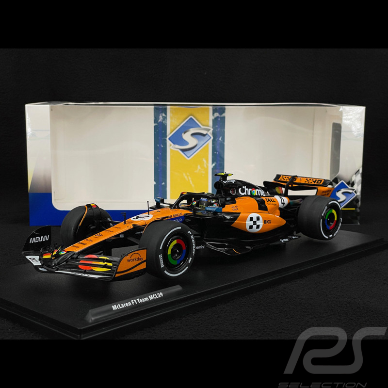 Lando Norris McLaren MCL39 n° 4 Winner Monaco GP 2025 F1 1/18 Solido S1818703