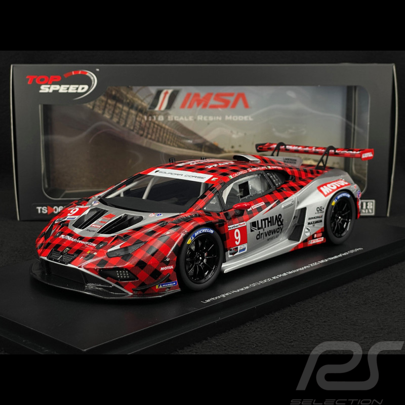 Lamborghini Huracan GT3 Evo2 n° 9 24h Daytona 2025 Pfaff 1/18 Top Speed TS0625