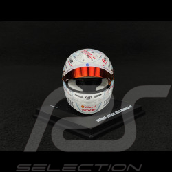 Ferrari Helmet Charles Leclerc n° 16 2nd Monaco GP 2025 1/5 LookSmart LSHEL013