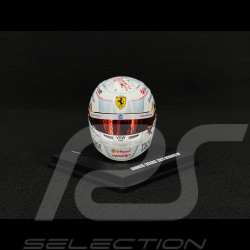 Ferrari Helmet Charles Leclerc n° 16 2nd Monaco GP 2025 1/5 LookSmart LSHEL013