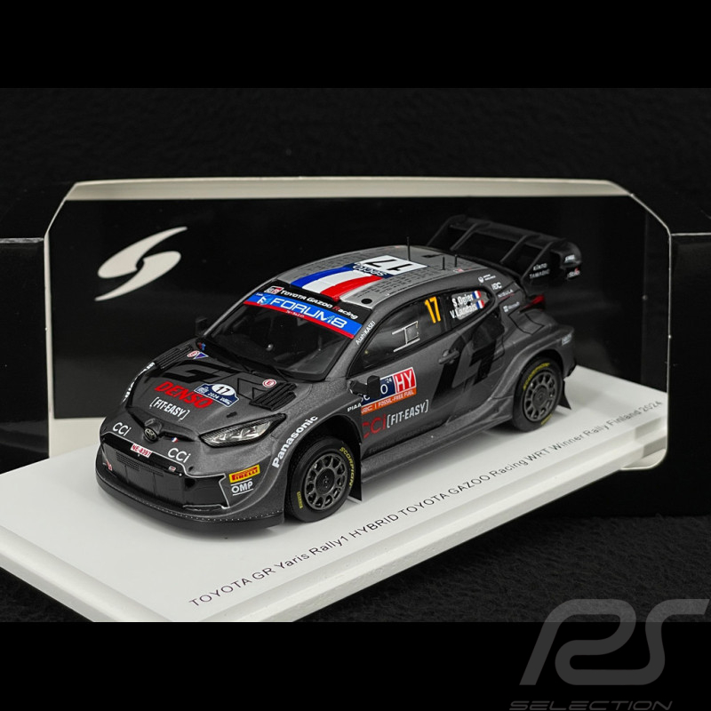 Sébastien Ogier Toyota GR Yaris Rally1 n° 17 Sieger Rallye Finlande 2024 1/43 Spark S6877