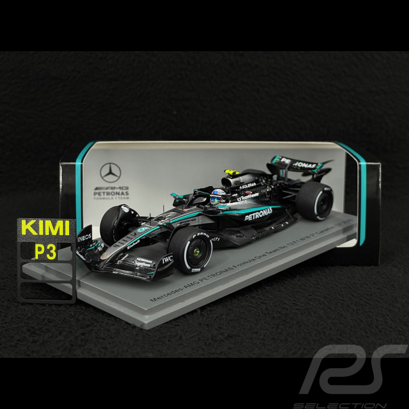 Kimi Antonelli Mercedes W16 n° 12 3rd Kanada GP 2025 mit Pit Board 1/43 Spark S9617