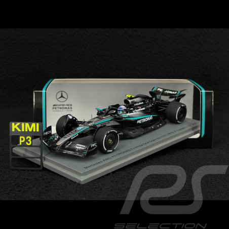Kimi Antonelli Mercedes W16 n° 12 3ème GP Canada 2025 avec Pit Board 1/43 Spark S9617