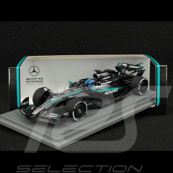 George Russell Mercedes W16 n° 63 Sieger Kanada GP 2025 mit Pit Board 1/43 Spark S9616