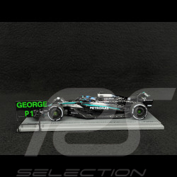 George Russell Mercedes W16 n° 63 Vainqueur GP Canada 2025 avec Pit Board 1/43 Spark S9616