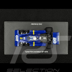 Jody Scheckter Tyrrell P34 n° 3 2ème GP Grande-Bretagne 1976 1/43 Spark S7308