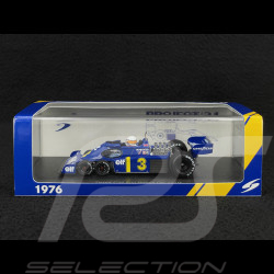 Jody Scheckter Tyrrell P34 n° 3 2ème GP Grande-Bretagne 1976 1/43 Spark S7308
