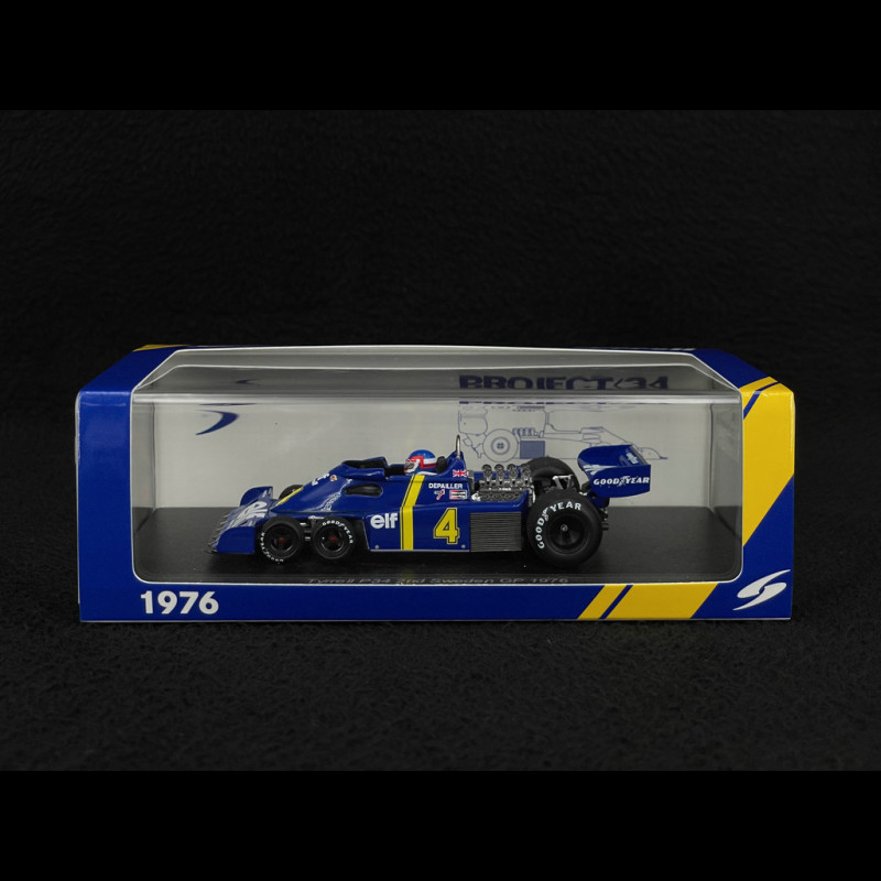 Patrick Depailler Tyrrell P34 n° 4 2nd Swedish GP 1976 1/43 Spark