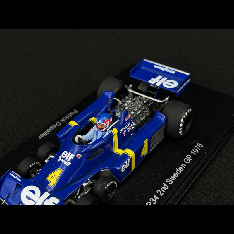 Patrick Depailler Tyrrell P34 n° 4 2nd Swedish GP 1976 1/43 Spark