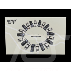 Set de 20 Mercedes-Benz 190E Evo1 Nürburgring Coupe des Champions 1984 1/64 Mini GT MGTS0016