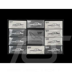 Set of 20 Mercedes-Benz 190E Evo1 Nürburgring Race of Champions 1984 1/64 Mini GT MGTS0016