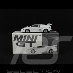 Lamborghini Countach 25ème Anniversaire 1989 Blanc 1/64 Mini GT MGT01134-L