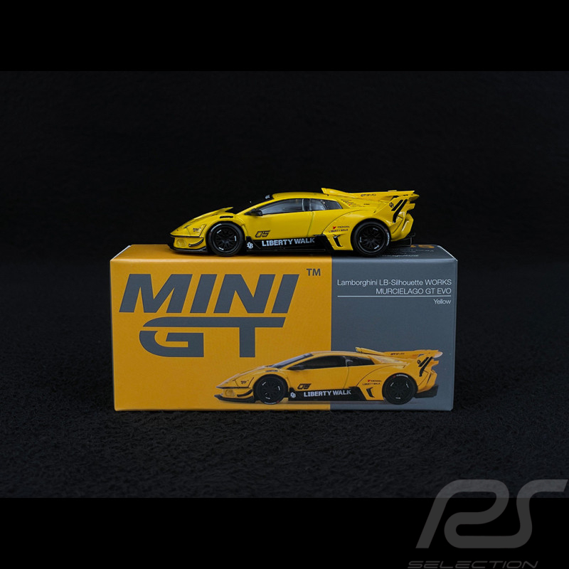 Lamborghini Murcielago LB Silhouette Works GT Evo 2025 Gelb 1/64 Mini GT MGT01135-L