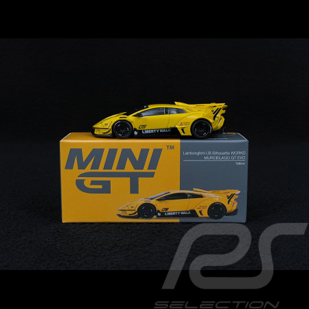 Lamborghini Murcielago LB Silhouette Works GT Evo 2025 Gelb 1/64 Mini GT MGT01135-L