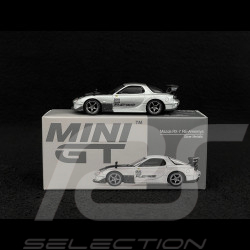 Mazda RX7 FD3S RE-Amemiya 2004 Silver Grey Metallic 1/64 Mini GT MGT01106-L