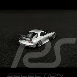 Mazda RX7 FD3S RE-Amemiya 2004 Gris Argent Métallique 1/64 Mini GT MGT01106-L