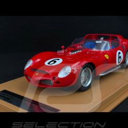Ferrari 330 TRI/LM Spider n° 6 Vainqueur 24h Le Mans 1962 1/18 Tecnomodel TM18-232B