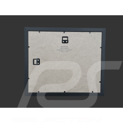 BMW Rahmen 3.0 CSL "Calder" n°93 1975 Schwarzer Holzrahmen mit Skizze 25 x 30 cm - Uli Ehret